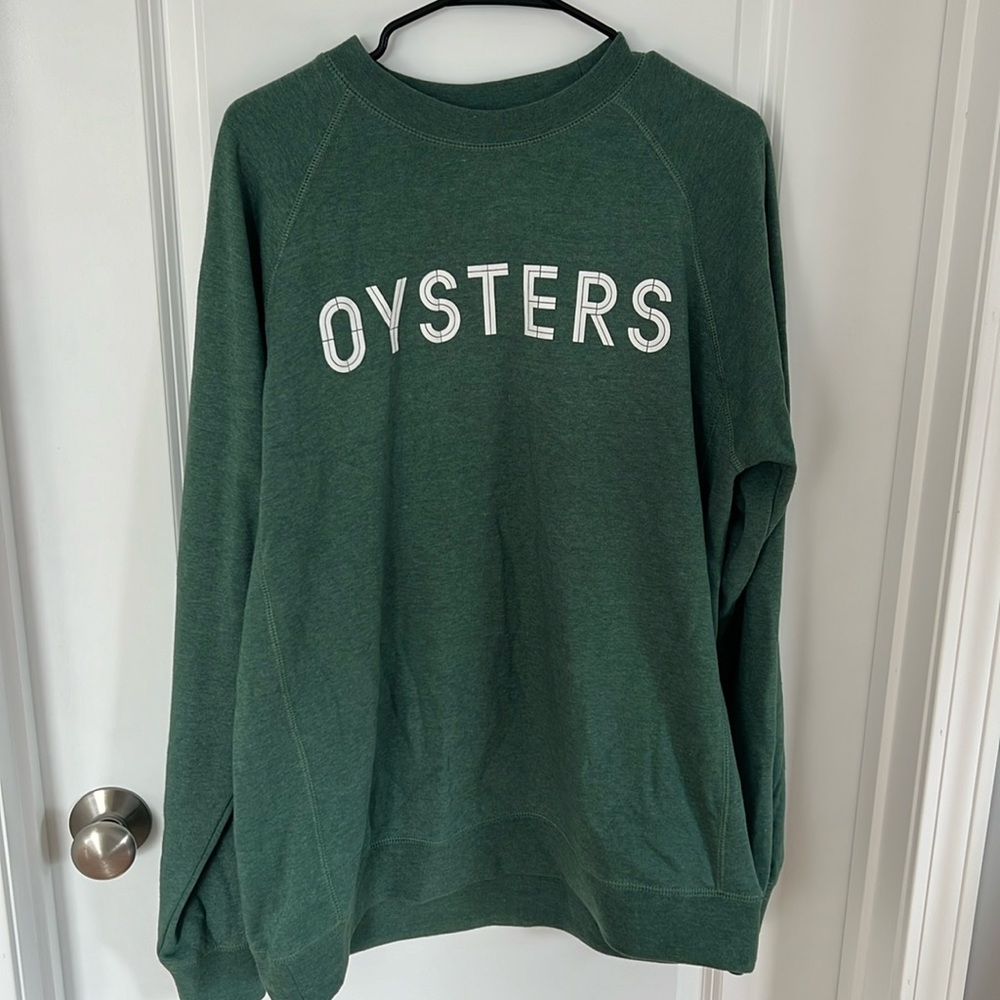 Green crew neck used once